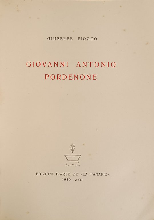 GIOVANNI ANTONIO PORDENONE