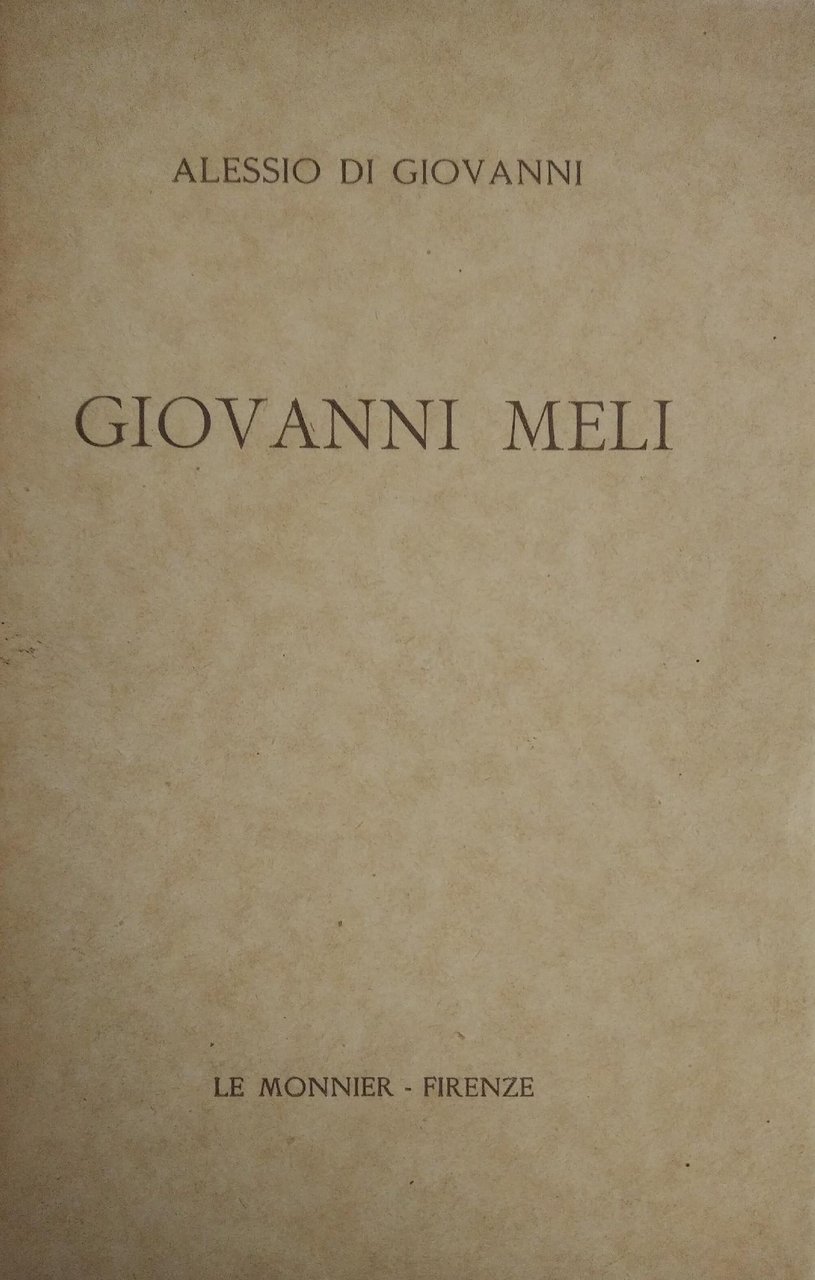 GIOVANNI MELI