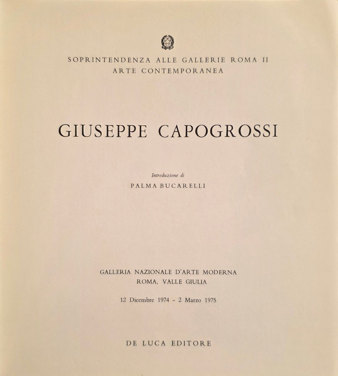 GIUSEPPE CAPOGROSSI | Immagine principale