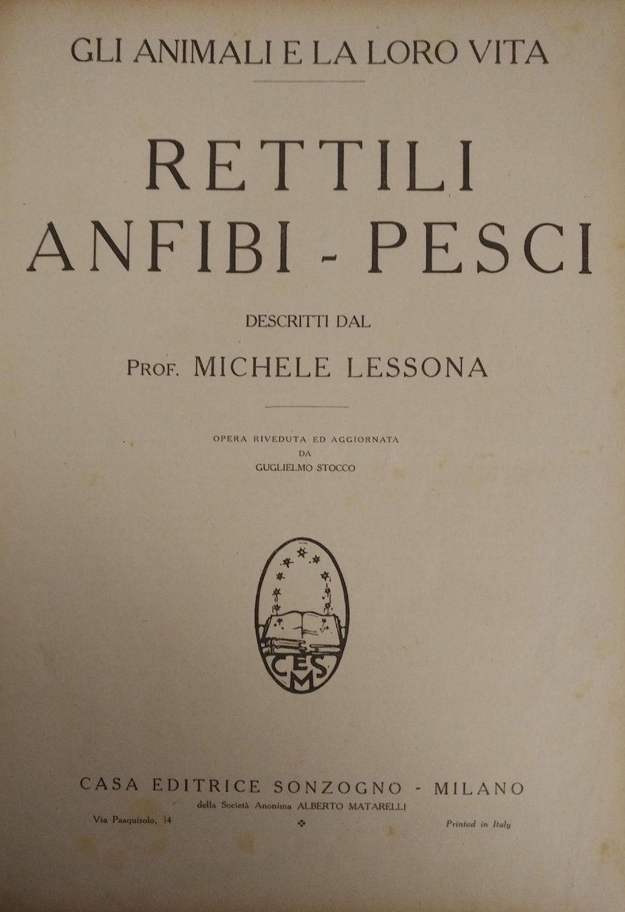 GLI ANIMALI E LA LORO VITA. RETTILI - ANFIBI - …