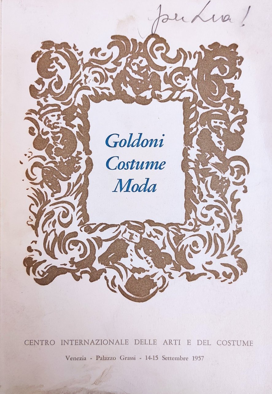 GOLDONI. COSTUME MODA