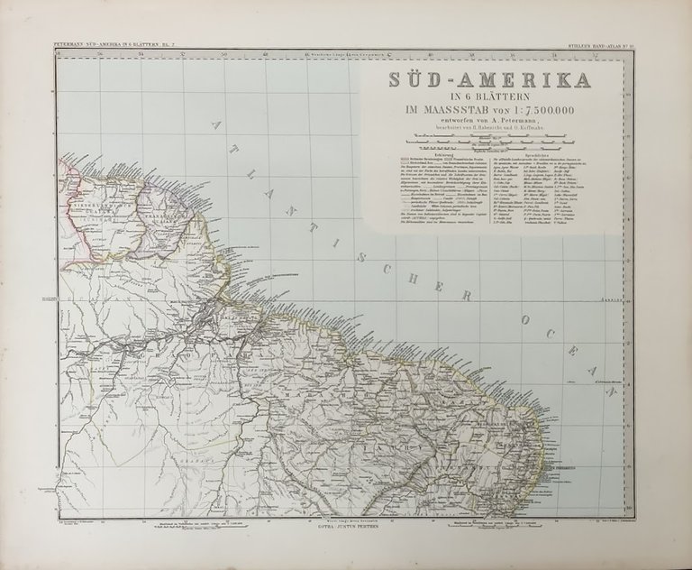 GRANDE CARTA DEL SUD-AMERICA