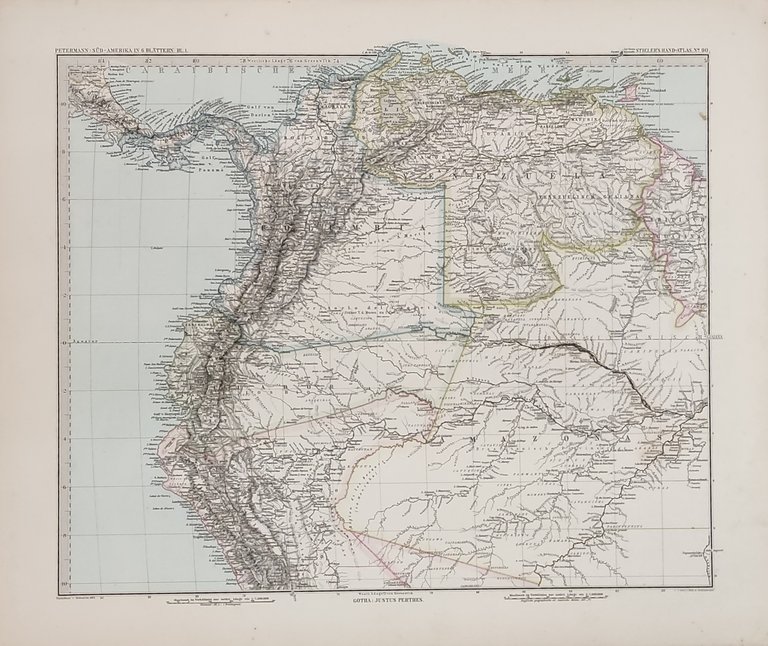 GRANDE CARTA DEL SUD-AMERICA