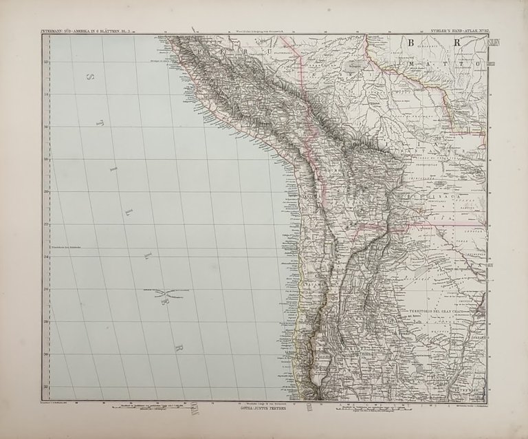 GRANDE CARTA DEL SUD-AMERICA