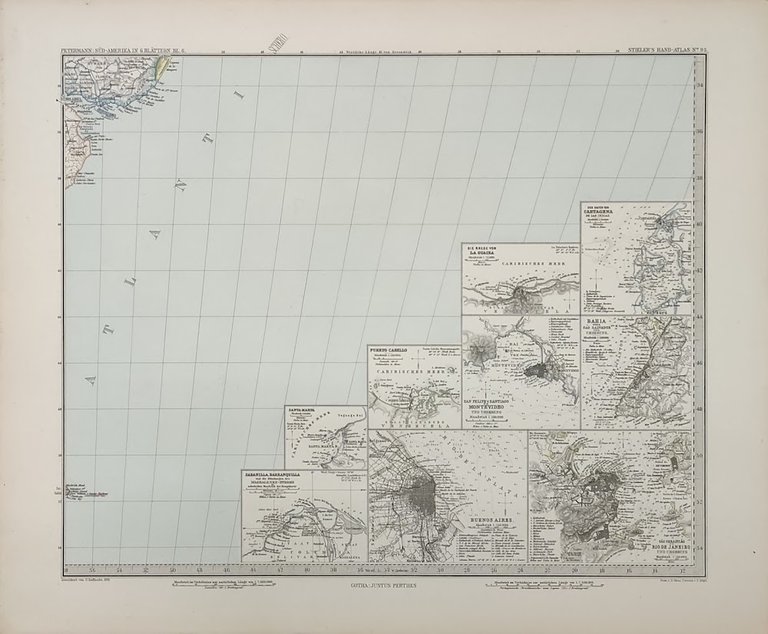 GRANDE CARTA DEL SUD-AMERICA