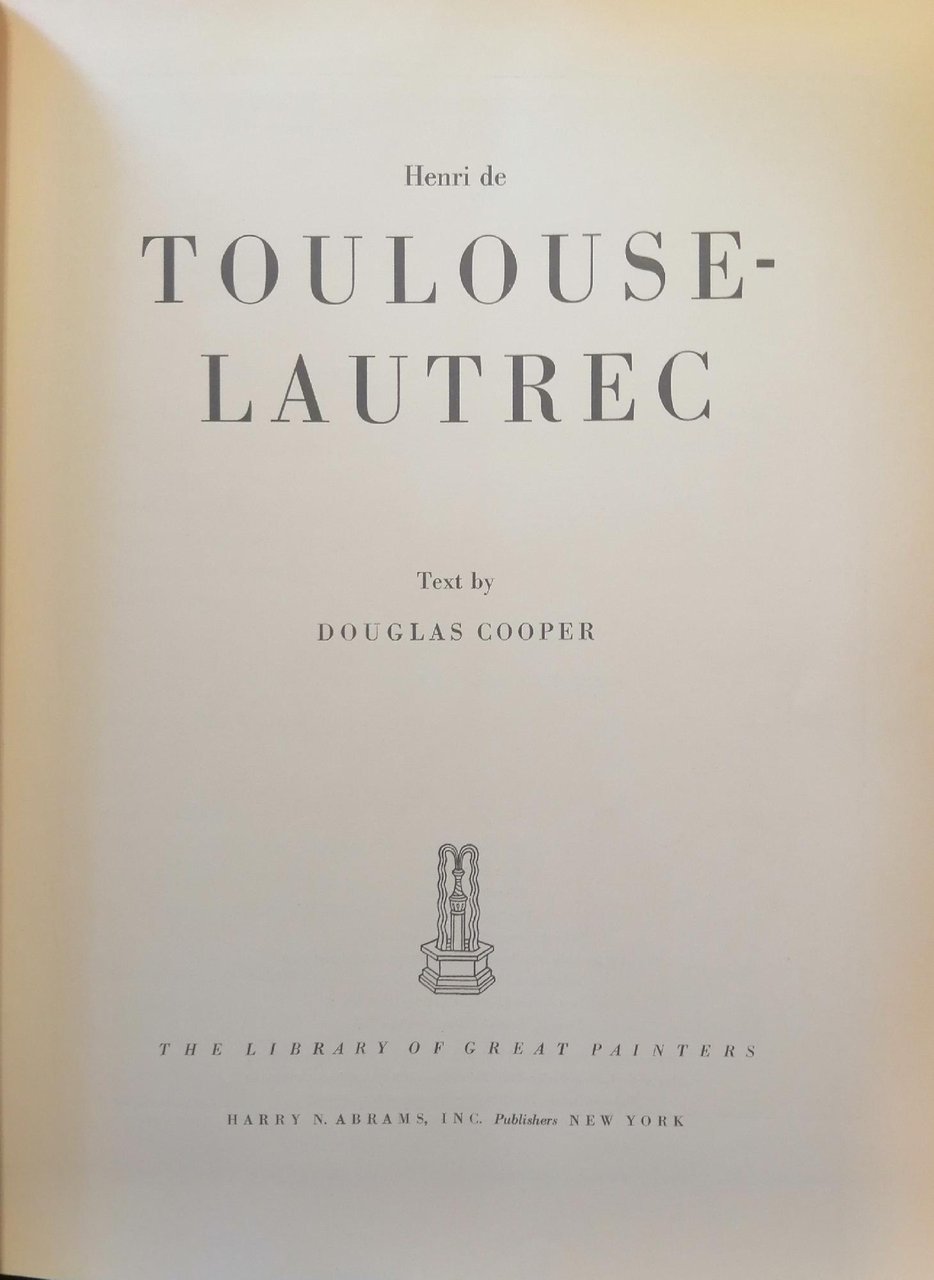 HENRI DE TOULOUSE-LAUTREC