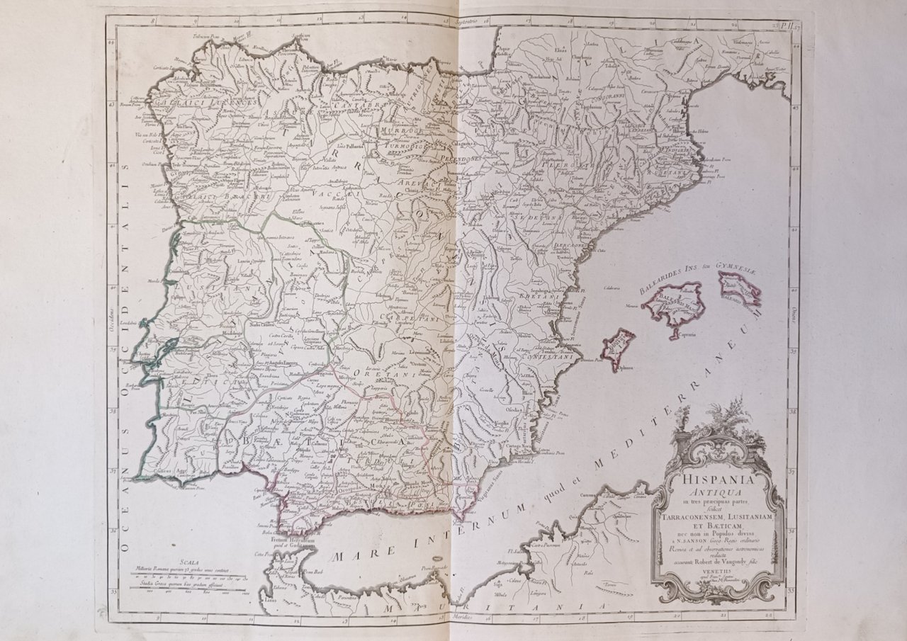 HISPANIA ANTIQUA IN TRES PRAECIPUAS PARTES, SCILICET TERRACONENSEM, LUSITANIAM, ET …