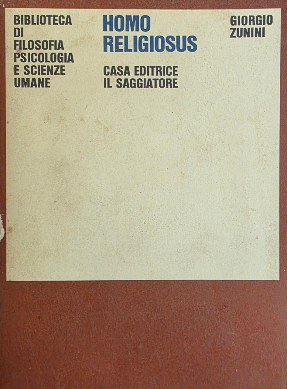 HOMO RELIGIOSUS. CAPITOLI DI PSICOLOGIA DELLA RELIGIOSITÀ | Immagine principale