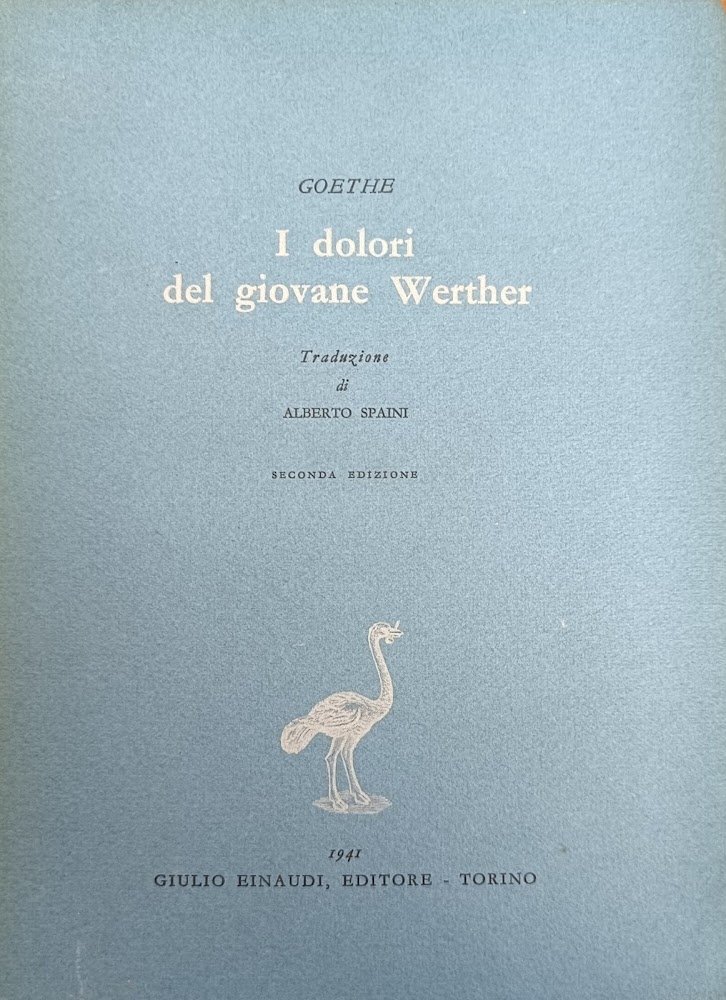 I DOLORI DEL GIOVANE WERTHER
