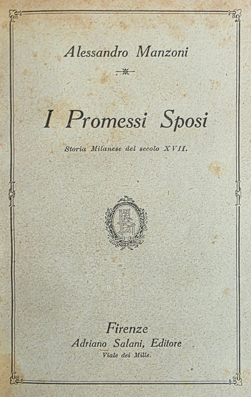 I PROMESSI SPOSI | Immagine principale
