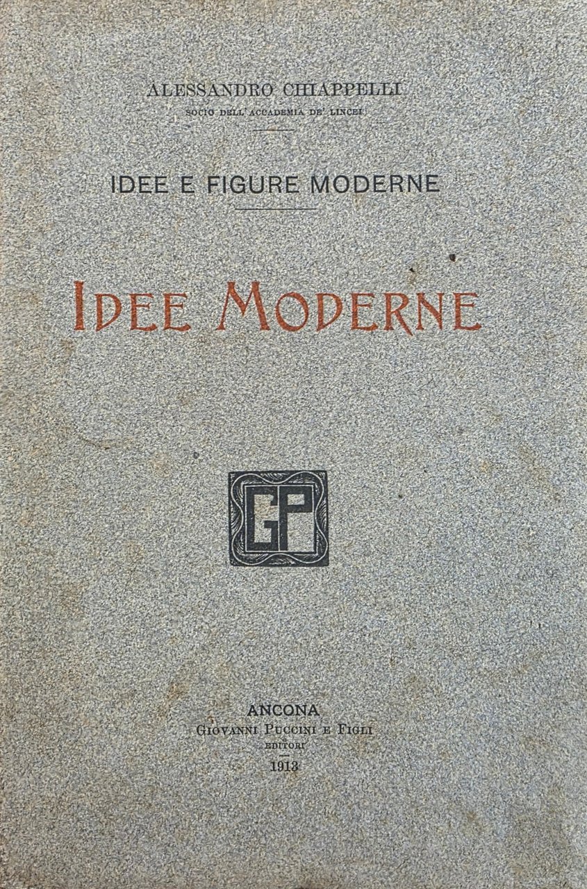 IDEE E FIGURE MODERNE. IDEE MODERNE | Immagine principale
