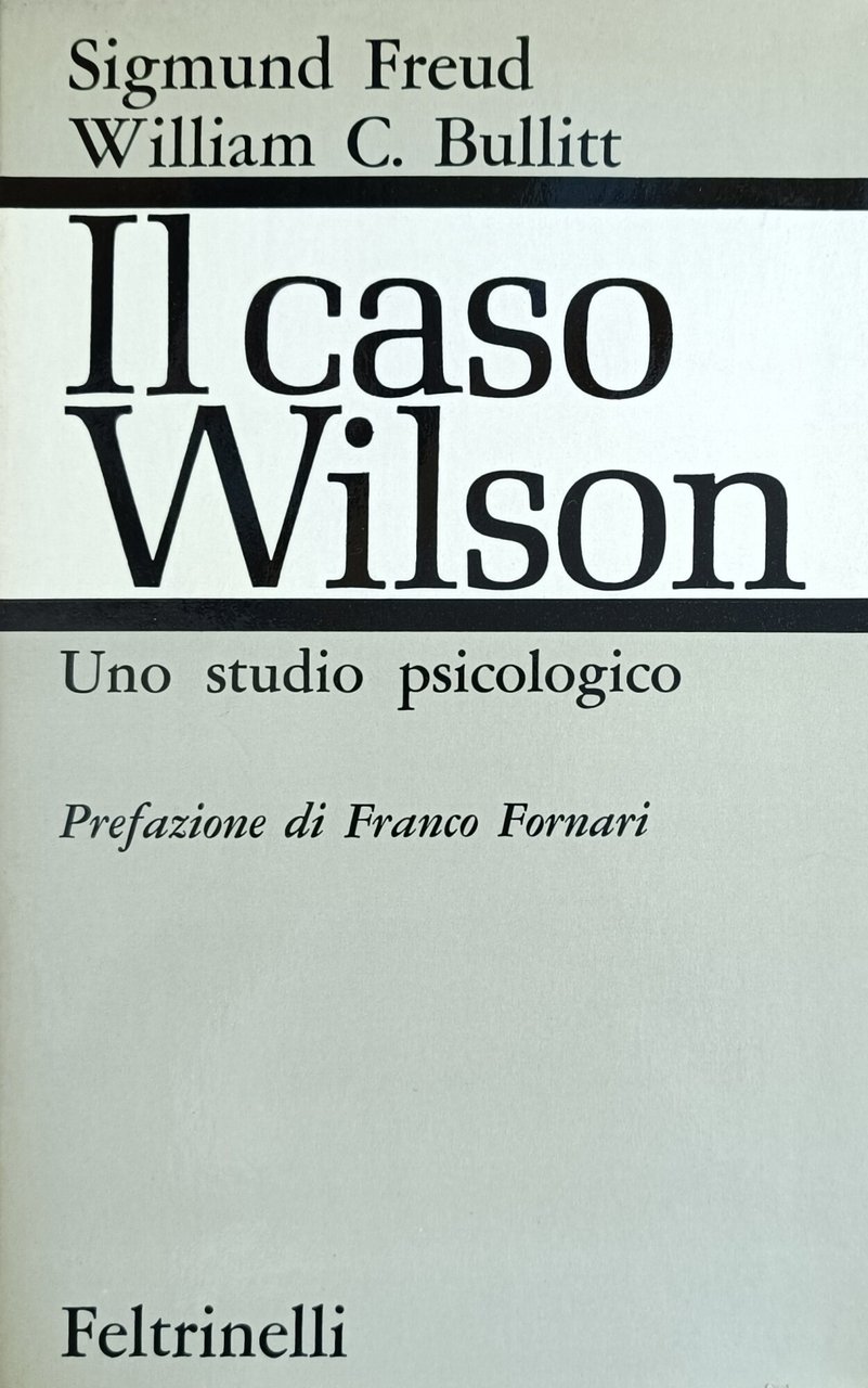 IL CASO WILSON. UNO STUDIO PSICOLOGICO | Immagine principale