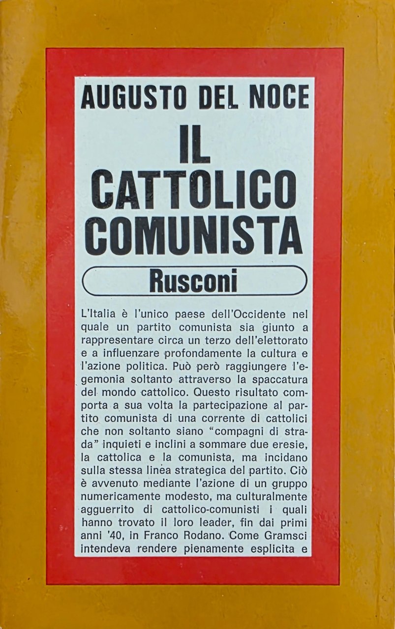 IL CATTOLICO COMUNISTA | Immagine principale