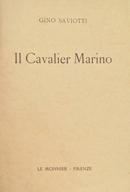IL CAVALIER MARINO