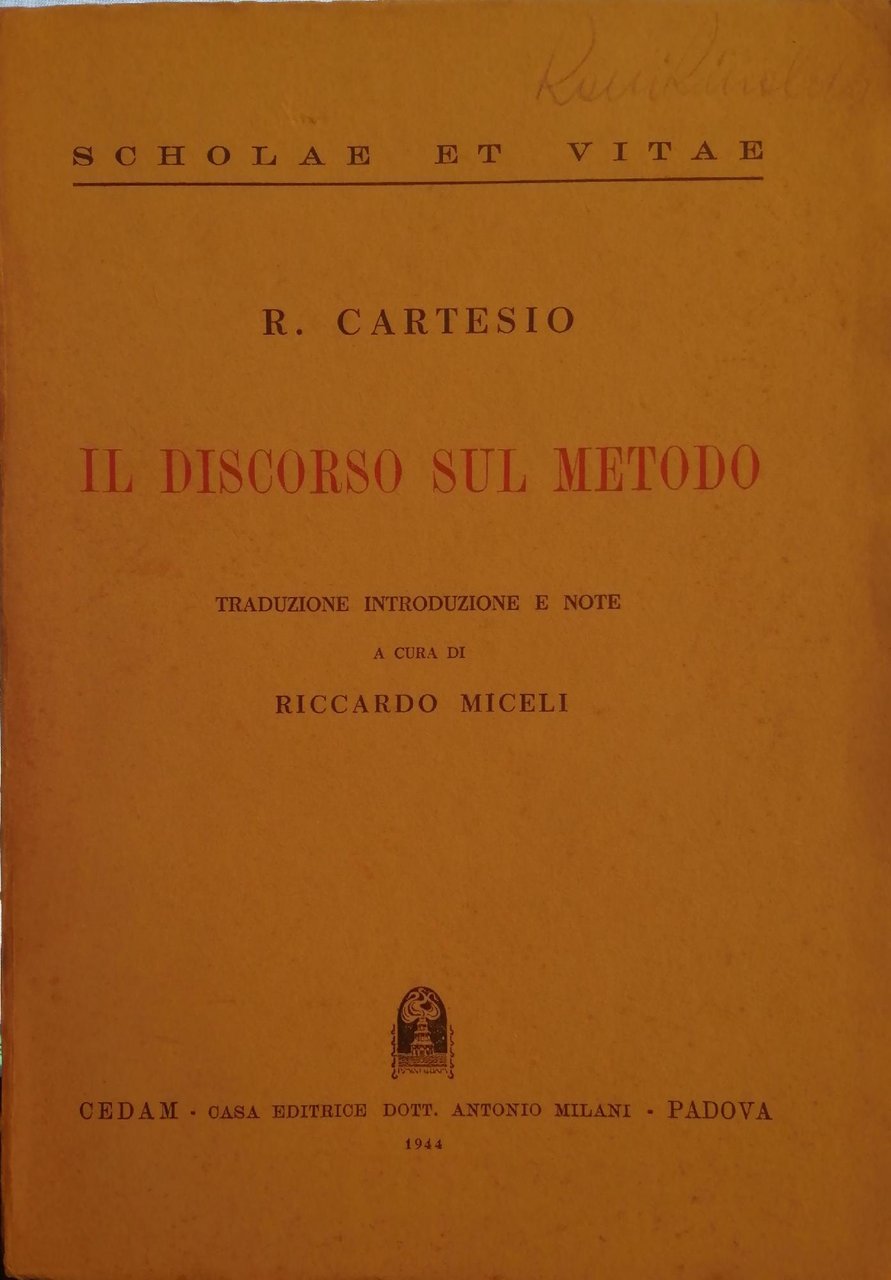 IL DISCORSO SUL METODO