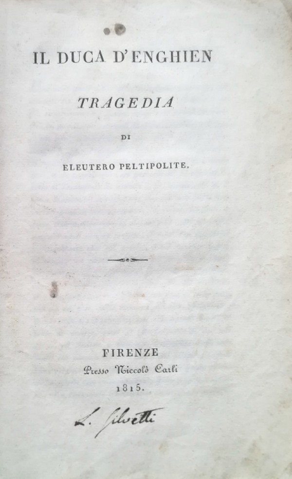IL DUCA D' ENGHIEN | Immagine principale