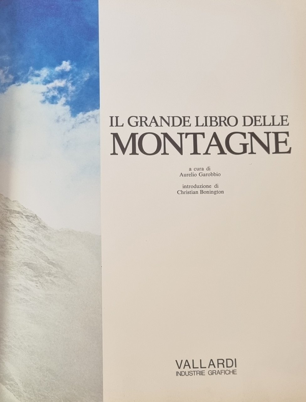 IL GRANDE LIBRO DELLE MONTAGNE