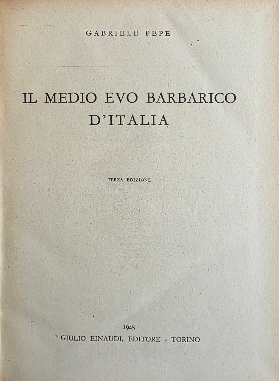 IL MEDIO EVO BARBARICO IN ITALIA | Immagine principale