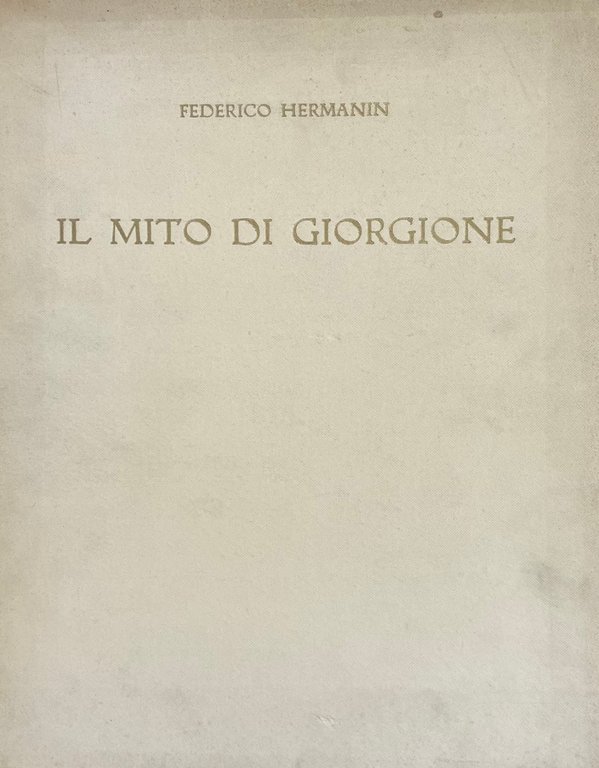 IL MITO DI GIORGIONE
