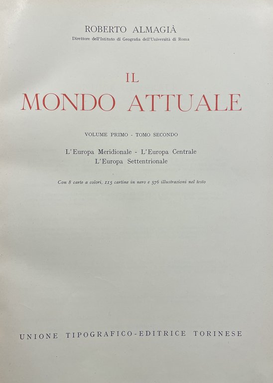 IL MONDO ATTUALE