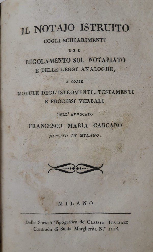 IL NOTAJO ISTRUITO COGLI SCHIARIMENTI DEL REGOLAMENTO SUL NOTARIATO E … | Immagine principale