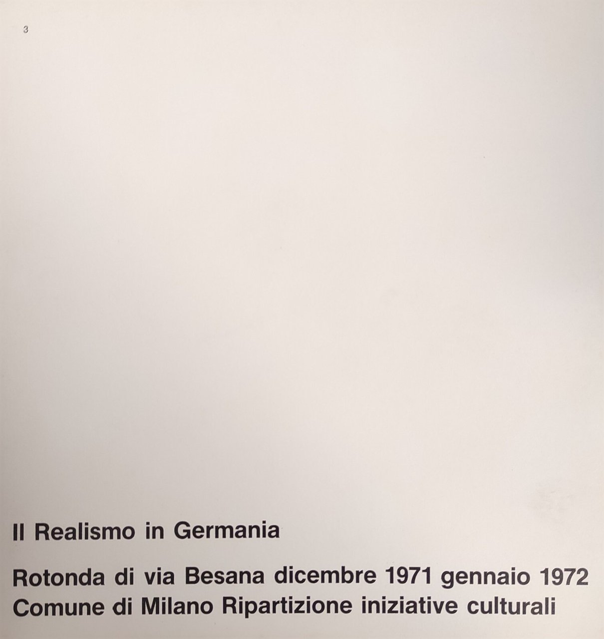 IL REALISMO IN GERMANIA