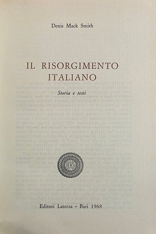 IL RISORGIMENTO ITALIANO. STORIA E TESTI | Immagine Gallery 2