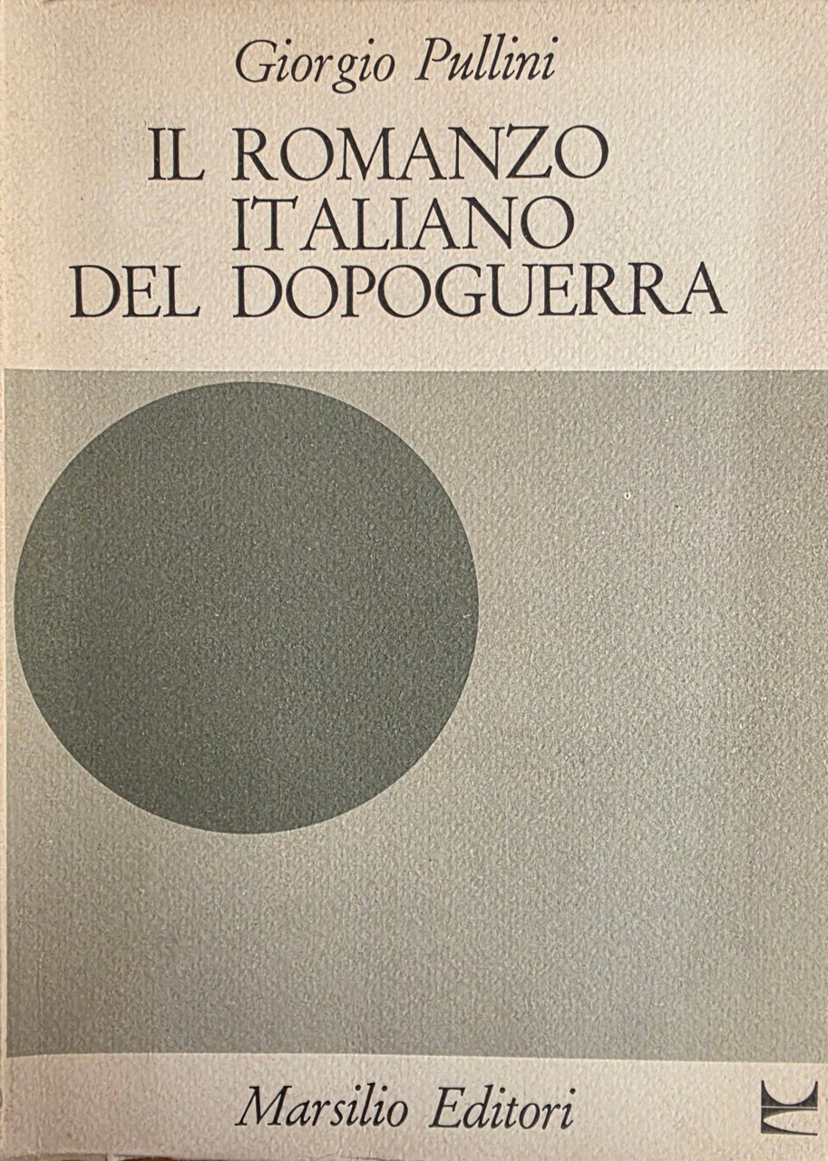 IL ROMANZO ITALIANO DEL DOPOGUERRA