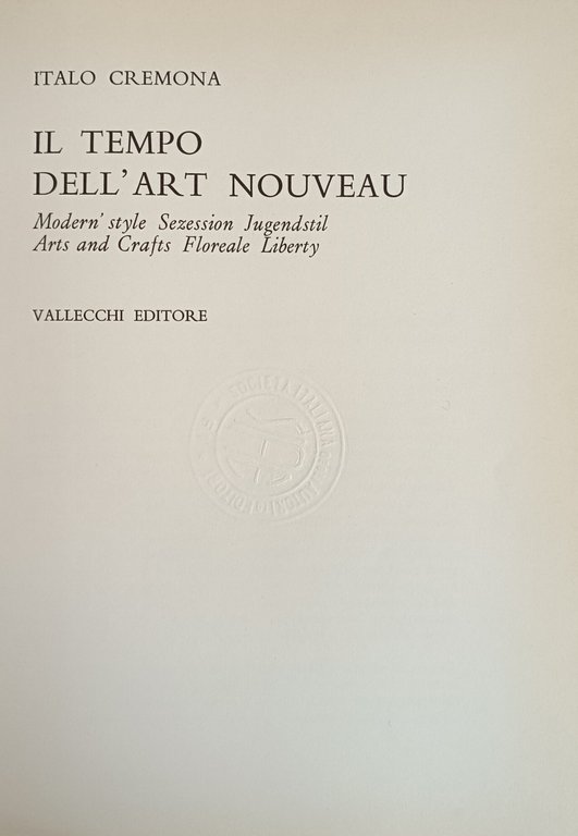 IL TEMPO DELL'ART NOUVEAU. MODERN' STYLE - SEZESSION - JUGENDSTIL … | Immagine Gallery 2
