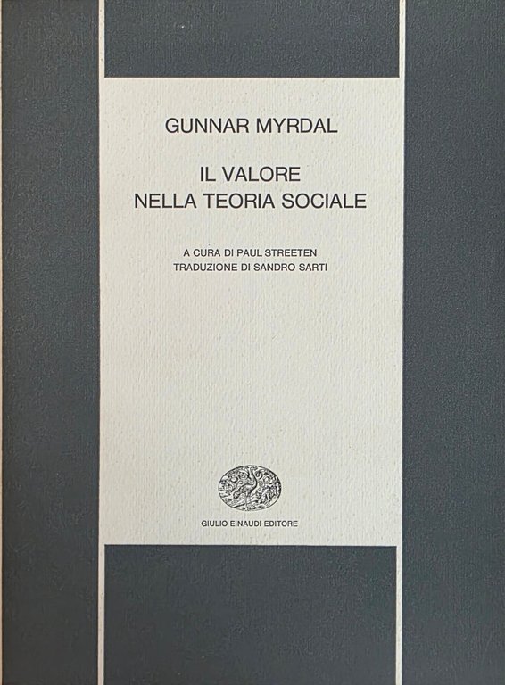 IL VALORE NELLA TEORIA SOCIALE