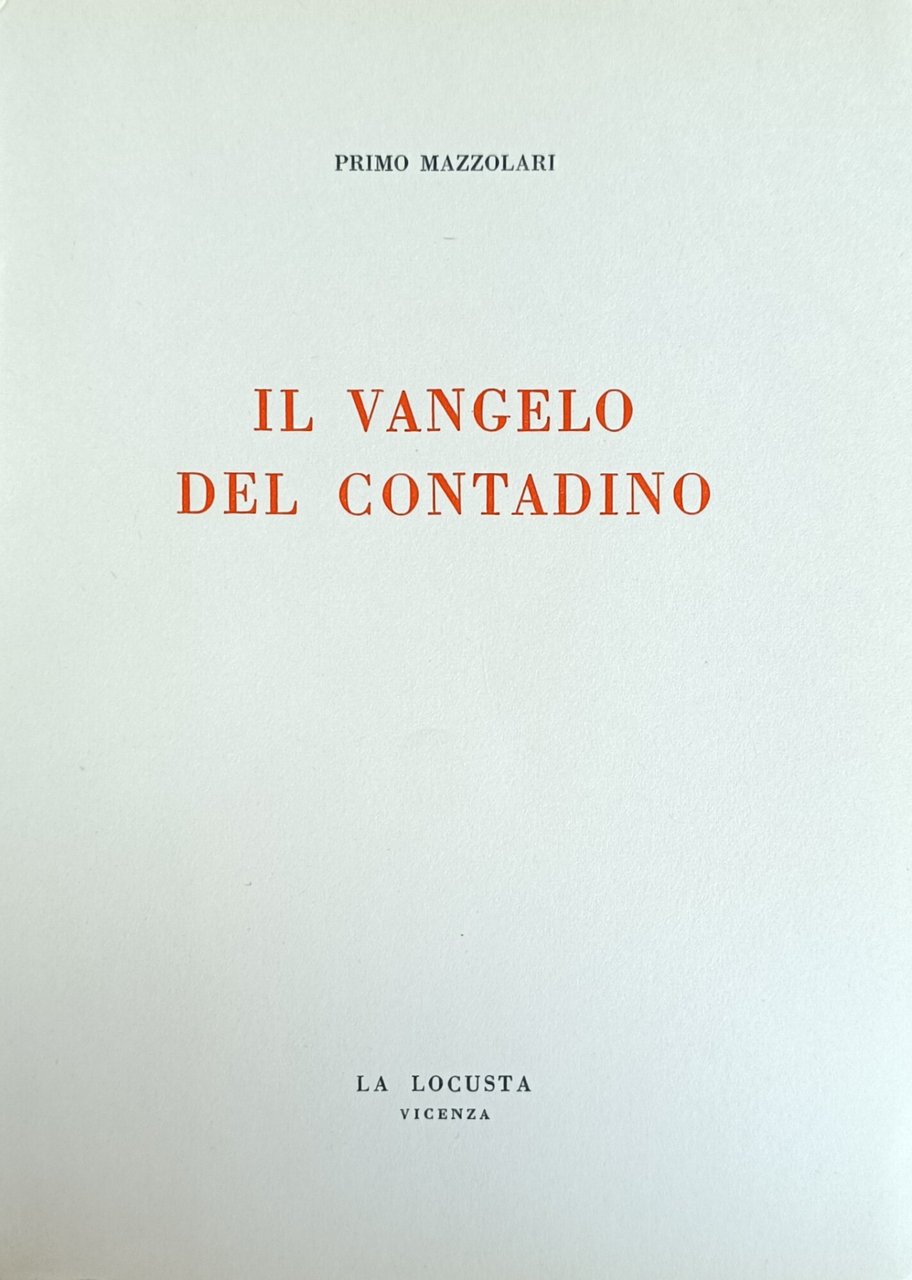 IL VANGELO DEL CONTADINO
