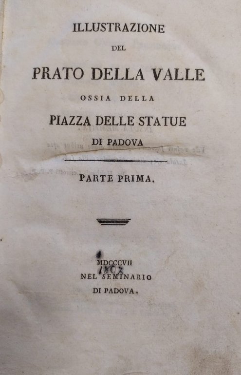 ILLUSTRAZIONE DEL PRATO DELLA VALLE OSSIA DELLA PIAZZA DELLE STATUE … | Immagine Gallery 2