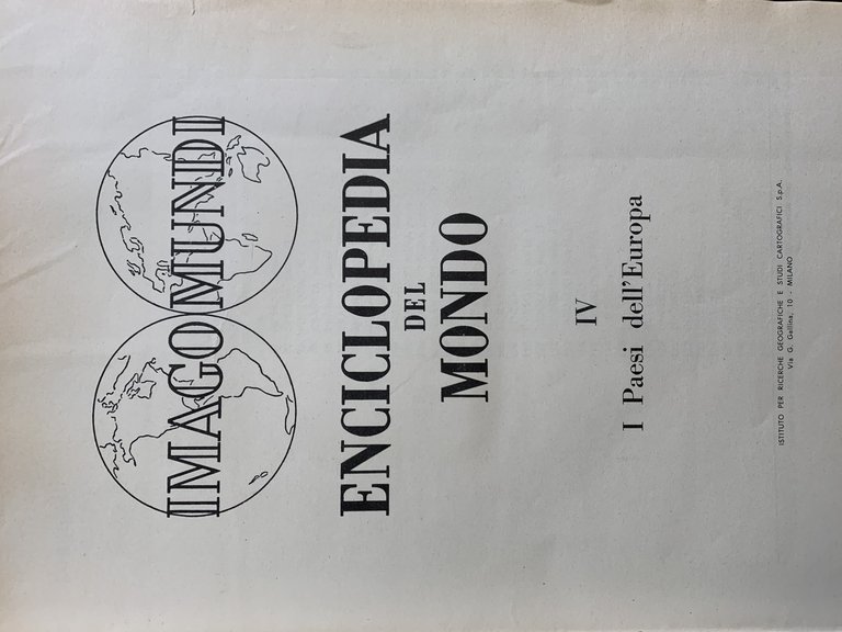 IMAGO MUNDI. ENCICLOPEDIA