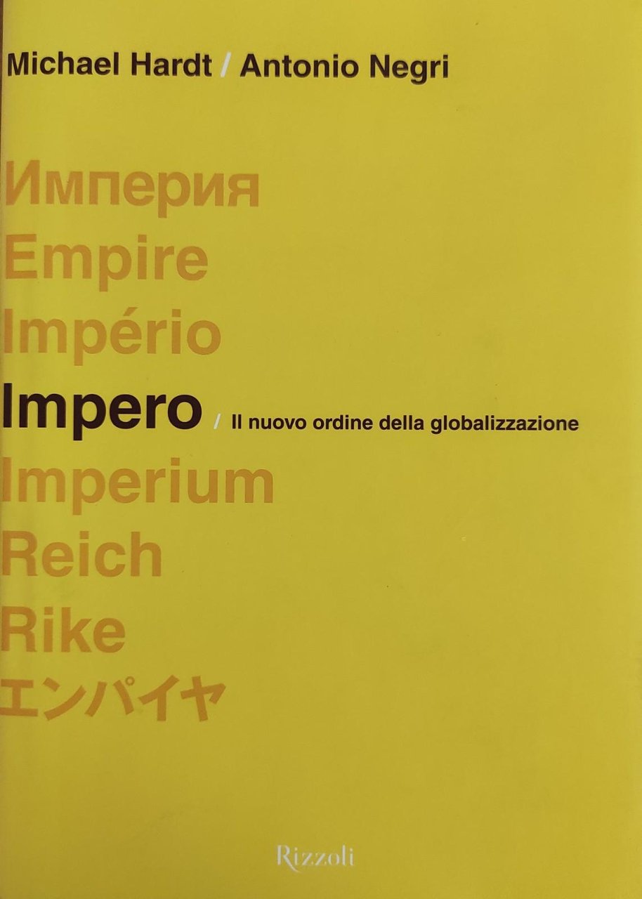 IMPERO. IL NUOVO ORDINE DELLA GLOBALIZZAZIONE | Immagine principale