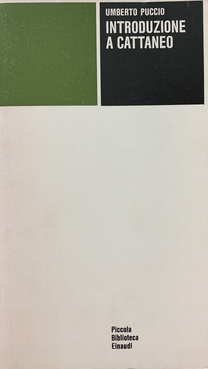 INTRODUZIONE A CATTANEO