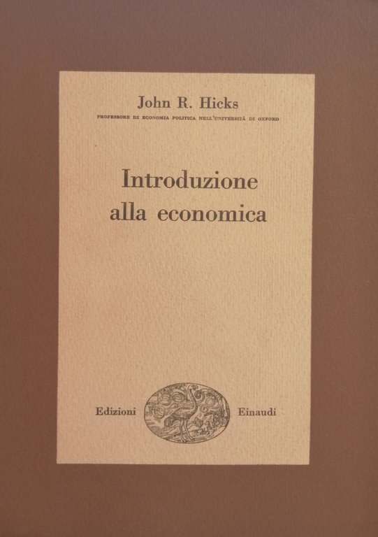 INTRODUZIONE ALLA ECONOMIA