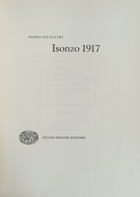 ISONZO 1917