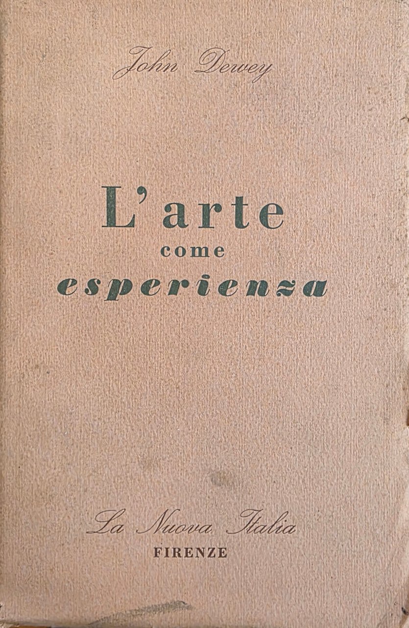 L' ARTE COME ESPERIENZA