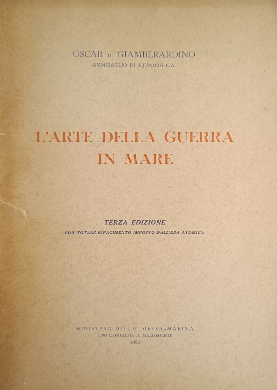 L' ARTE DELLA GUERRA IN MARE
