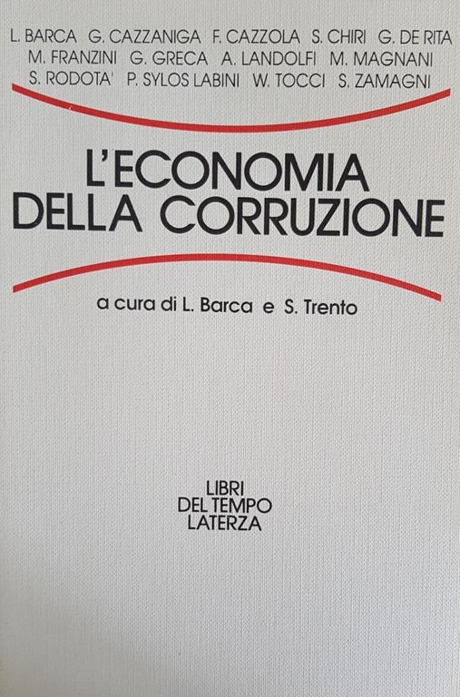 L'ECONOMIA DELLA CORRUZIONE