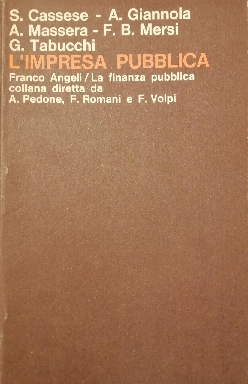 L'IMPRESA PUBBLICA