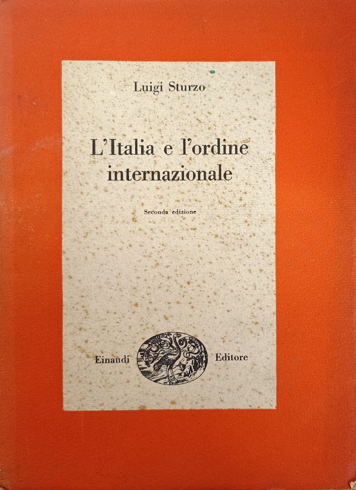L' ITALIA E L' ORDINE INTERNAZIONALE