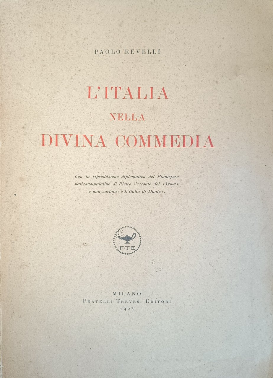 L'ITALIA NELLA DIVINA COMMEDIA