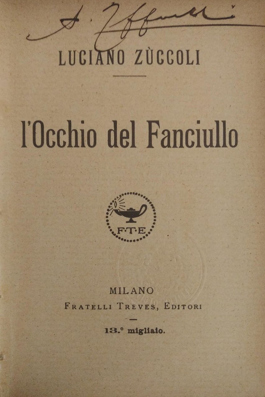 L'OCCHIO DEL FANCIULLO
