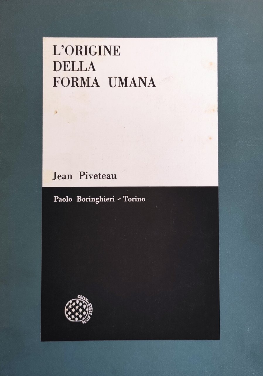 L'ORIGINE DELLA FORMA UMANA