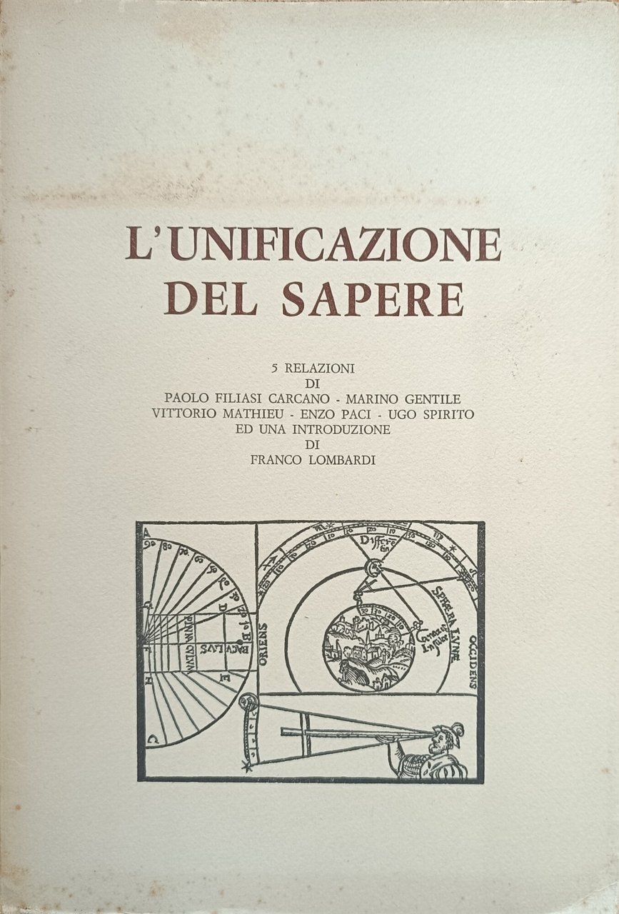 L'UNIFICAZIONE DEL SAPERE