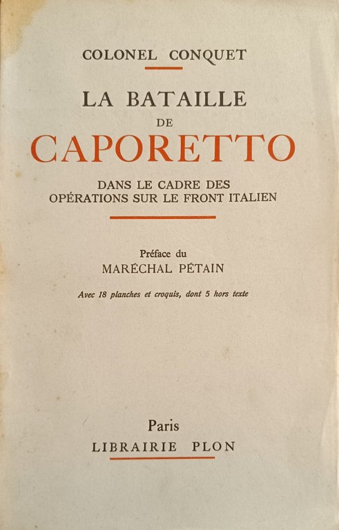 LA BATAILLE DE CAPORETTO DANS LE CADRE DES OPERATIONS SUR …