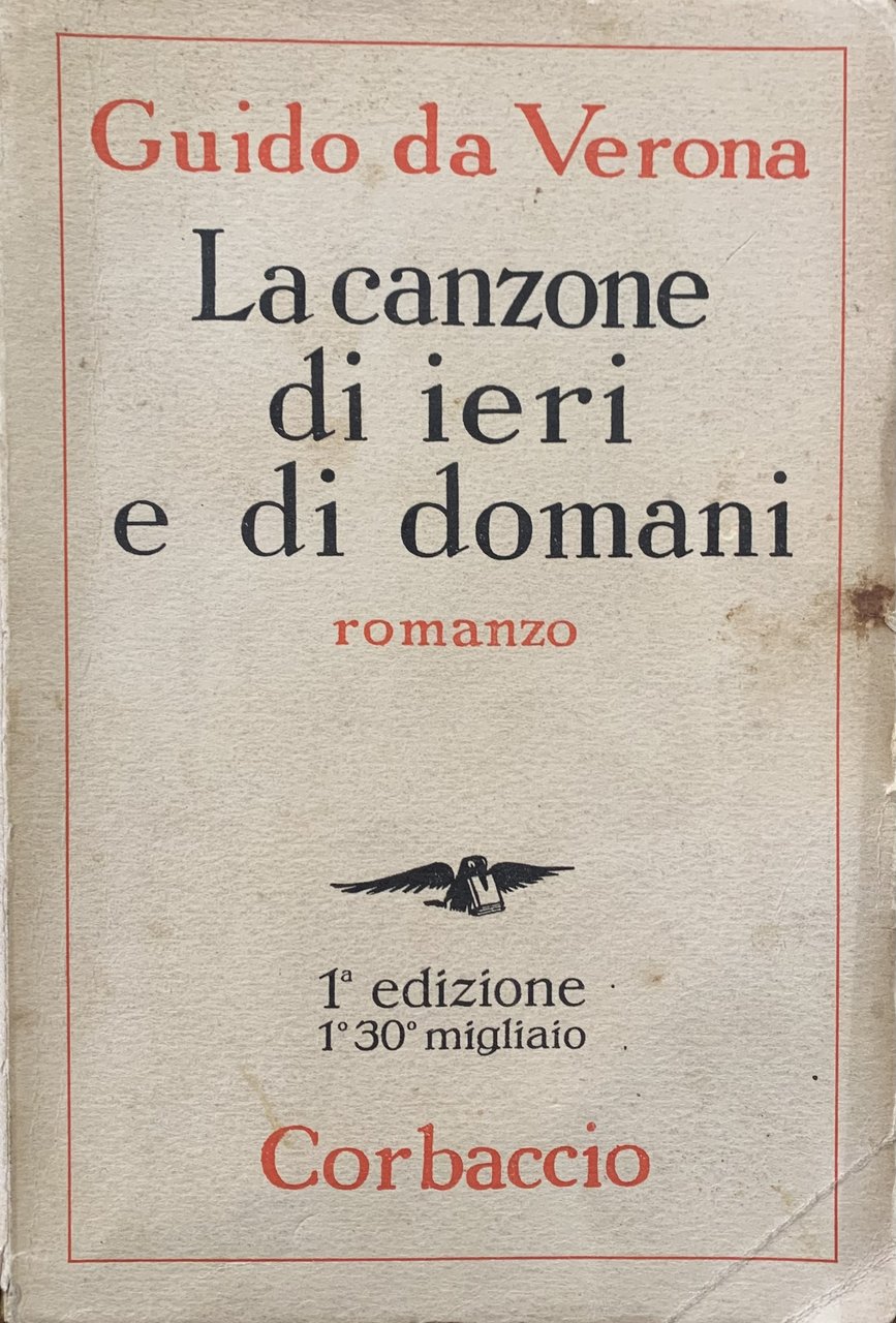LA CANZONE DI IERI E DI DOMANI