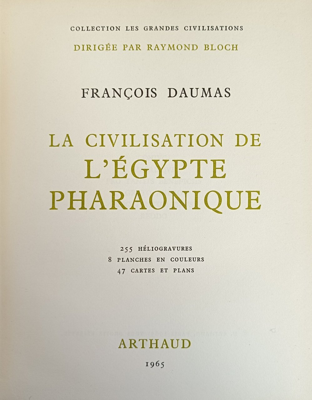 LA CIVILISATION DE L'EGYPTE PHARAONIQUE | Immagine principale