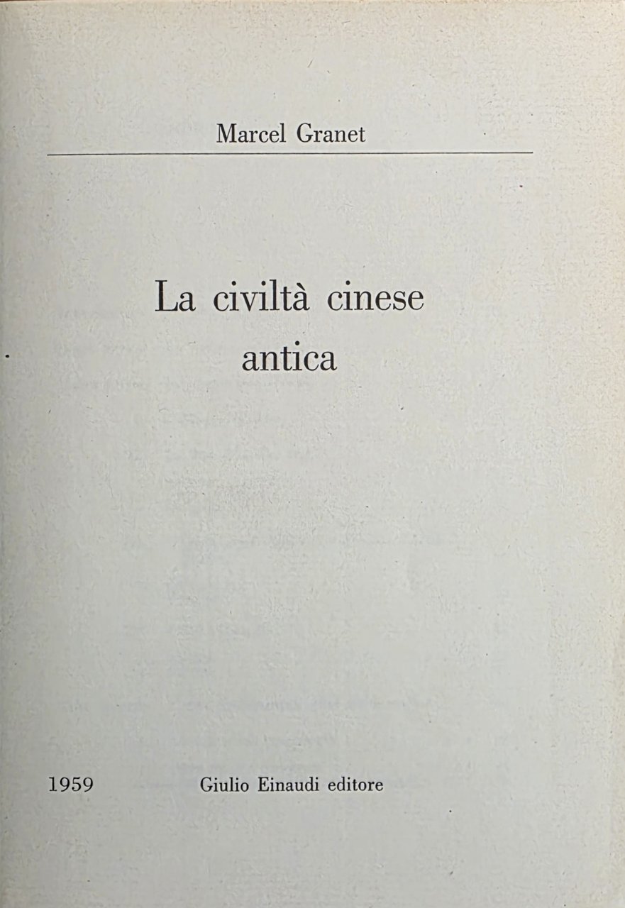 LA CIVILTÀ CINESE ANTICA | Immagine principale